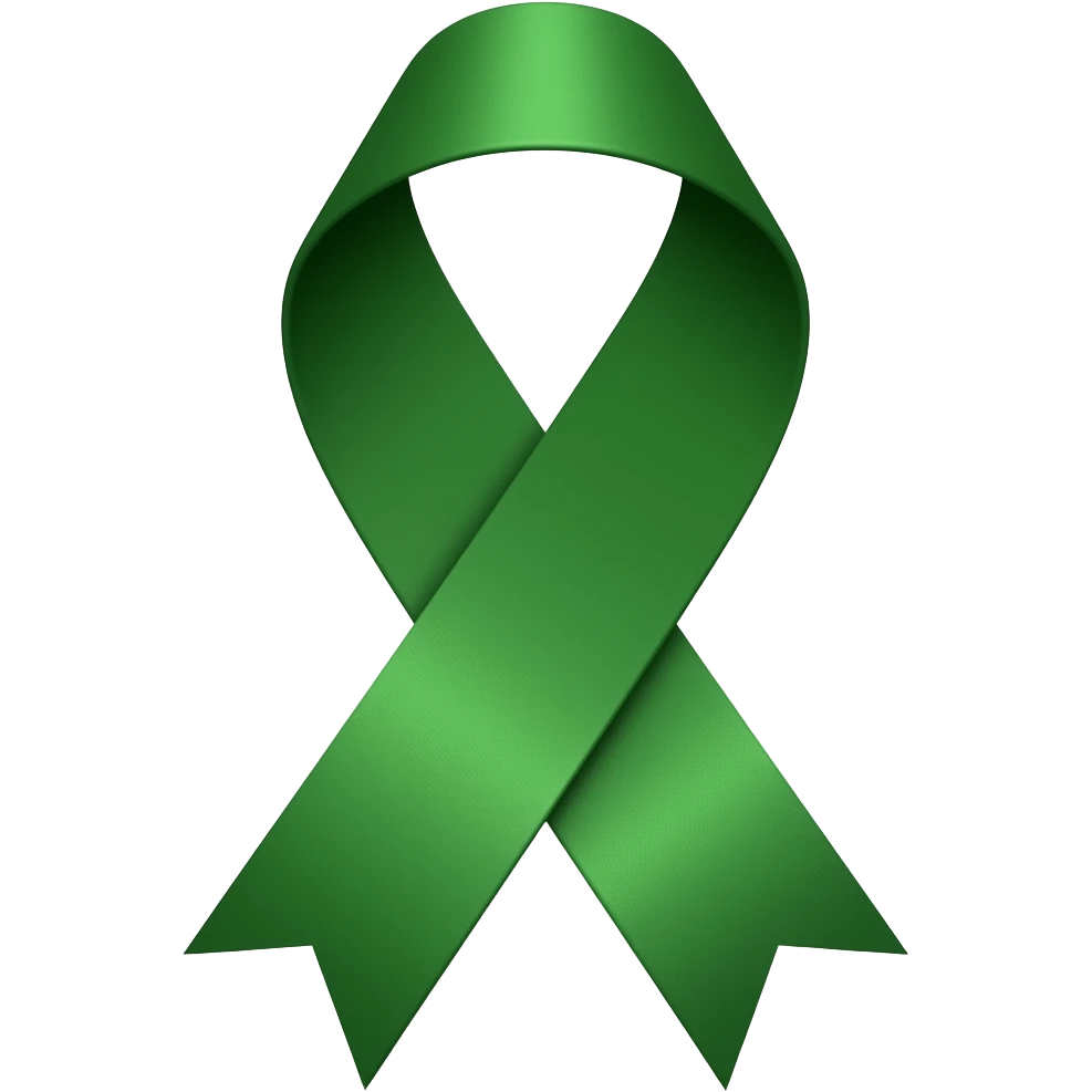 green ribbon emoji