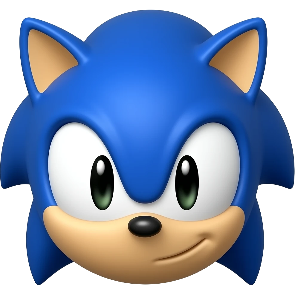 Sonic the Hedgehog FACE emoji