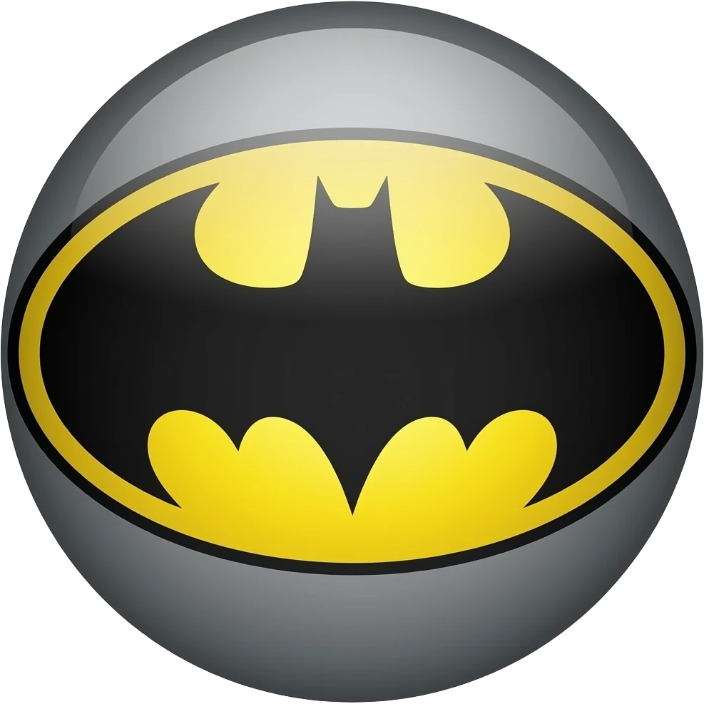 Batman logo emoji