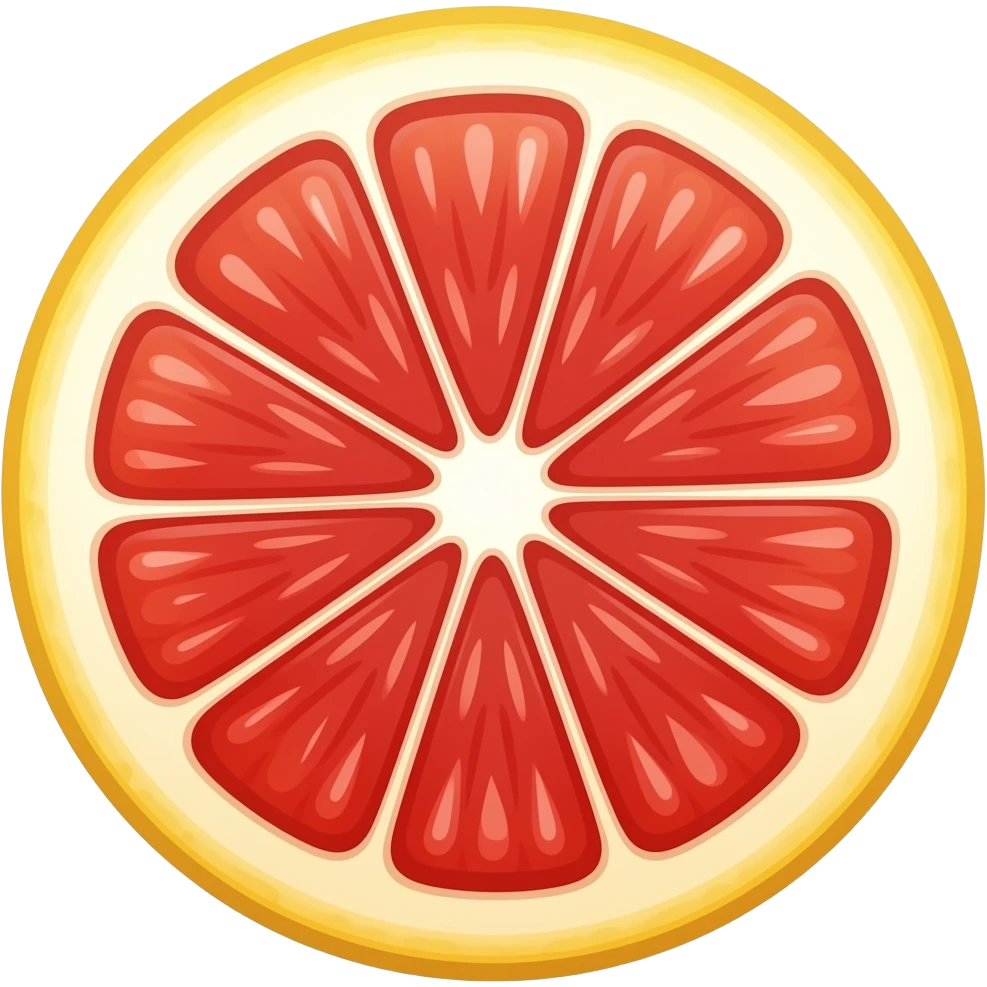 Grapefruit emoji