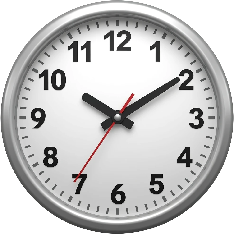 Clock it emoji