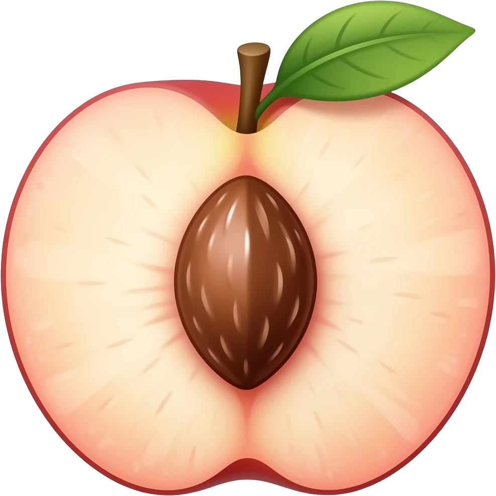 Pêche blanche emoji