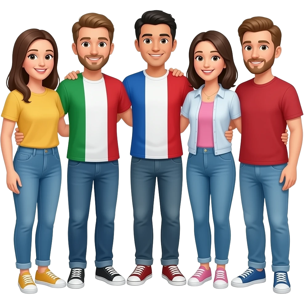 Ciao, au revoir, salut les amis emoji