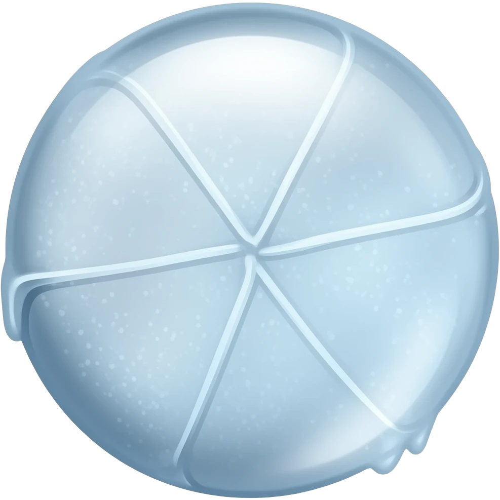 круглые льдинки emoji