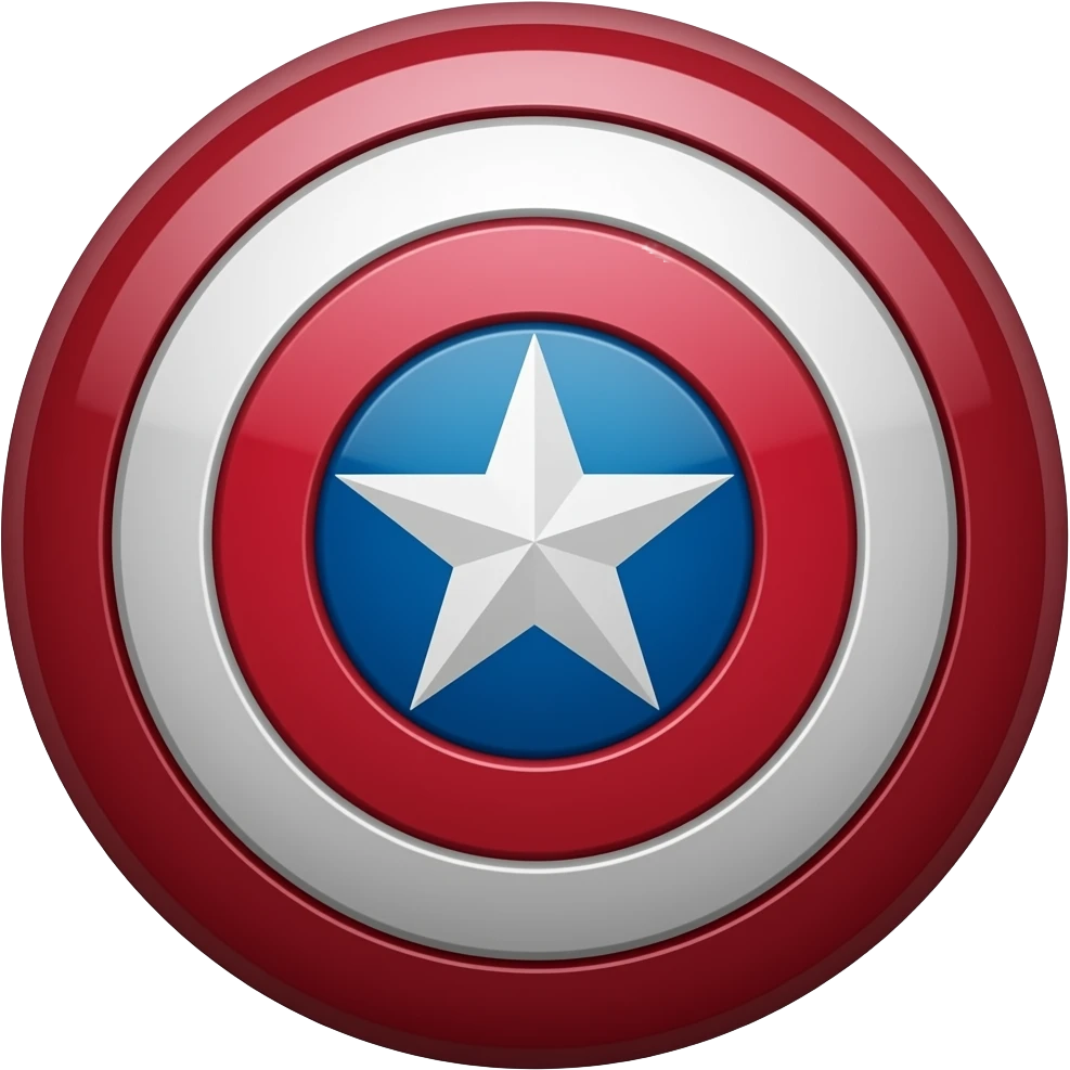 CAPTAIN AMERICA SHIELD ONLY emoji