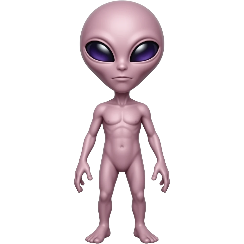 pink alien emoji