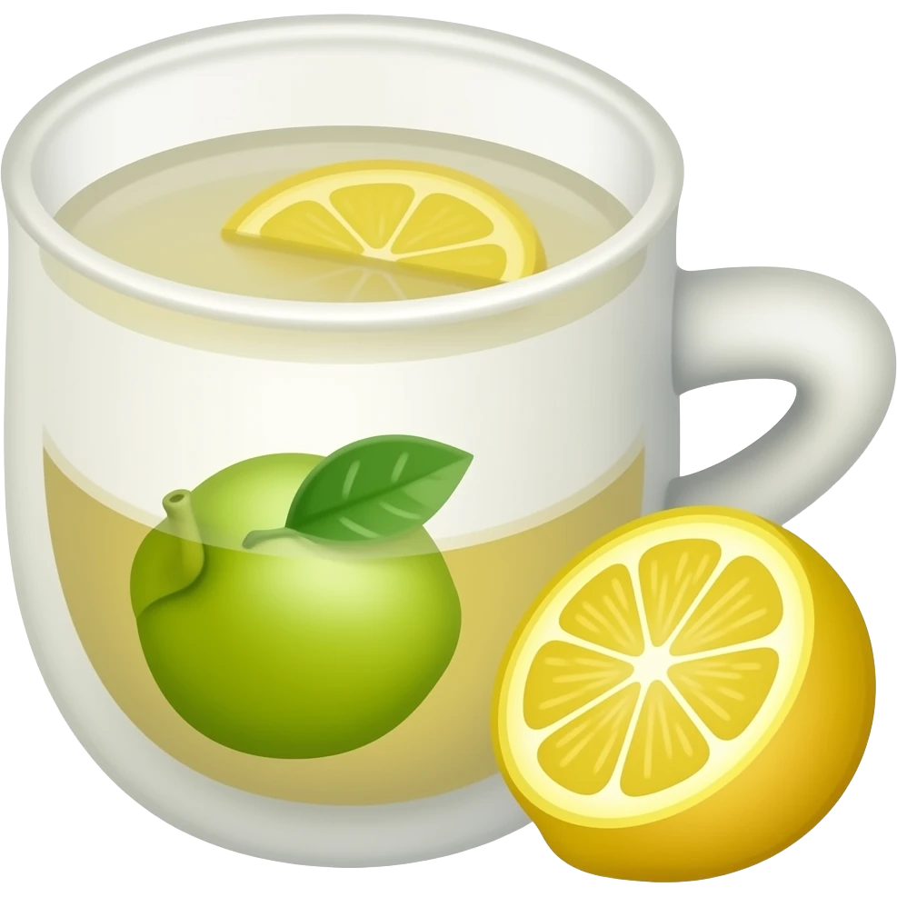  tea  lemon emoji
