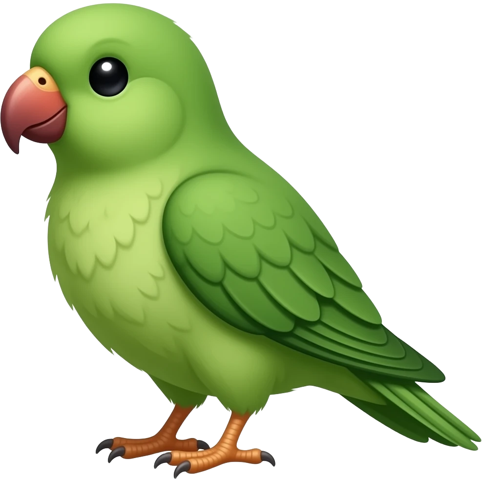 green bird emoji