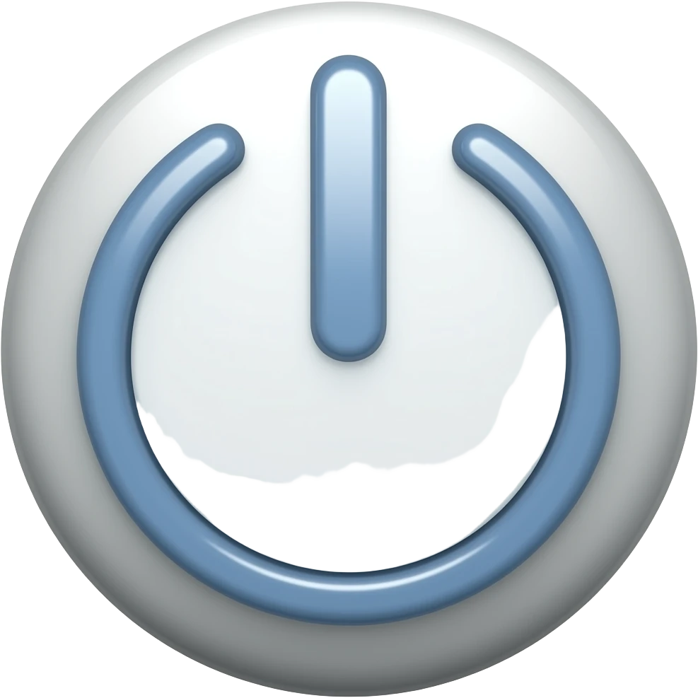 Power button emoji