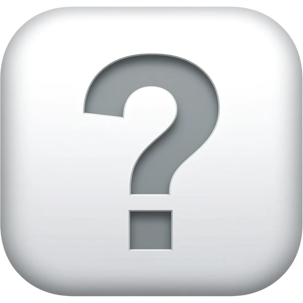 question emoji