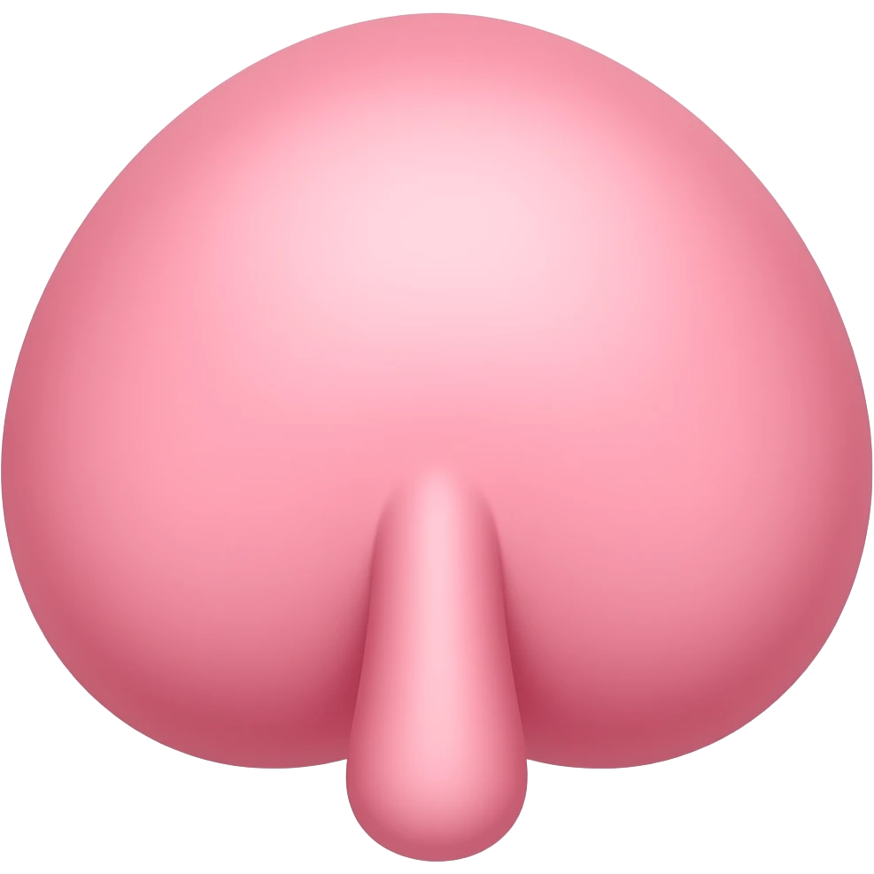 Pink anus emoji