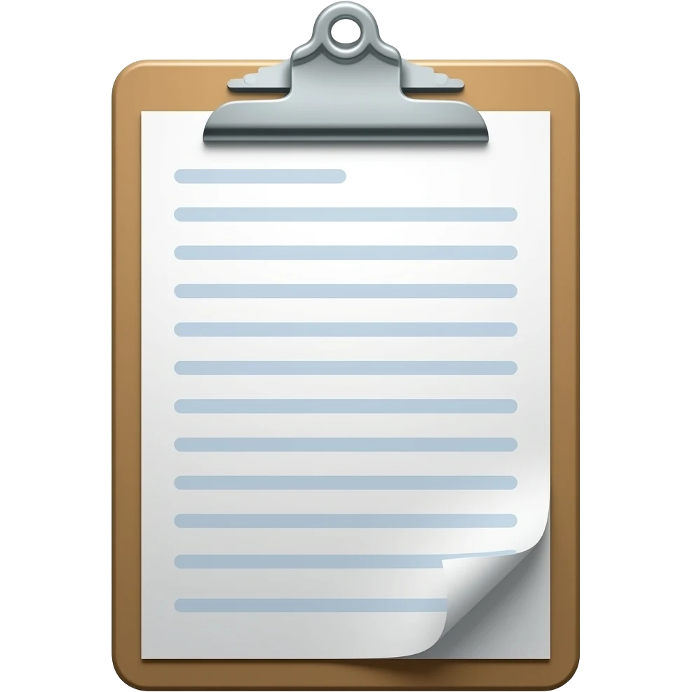 Clipboard emoji