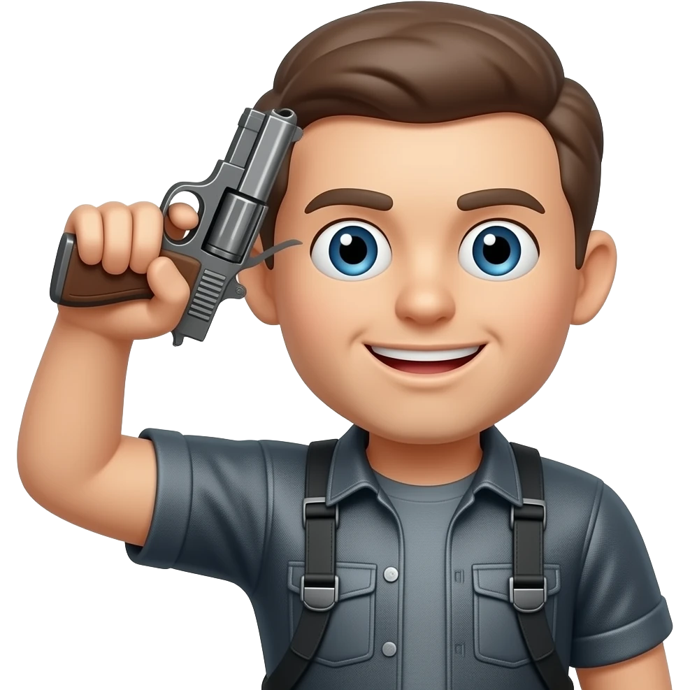 I’d like a emoji guy pointing a gun at his head emoji