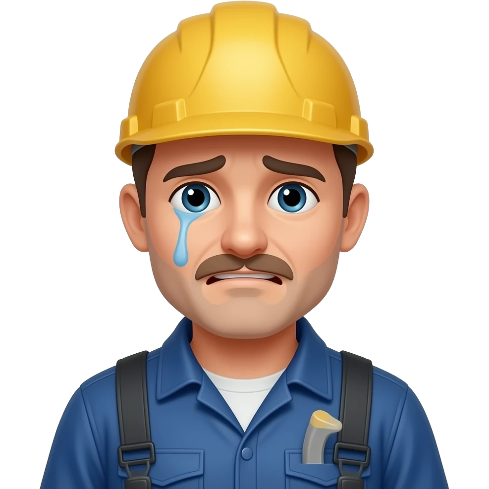 Грустный электрик emoji