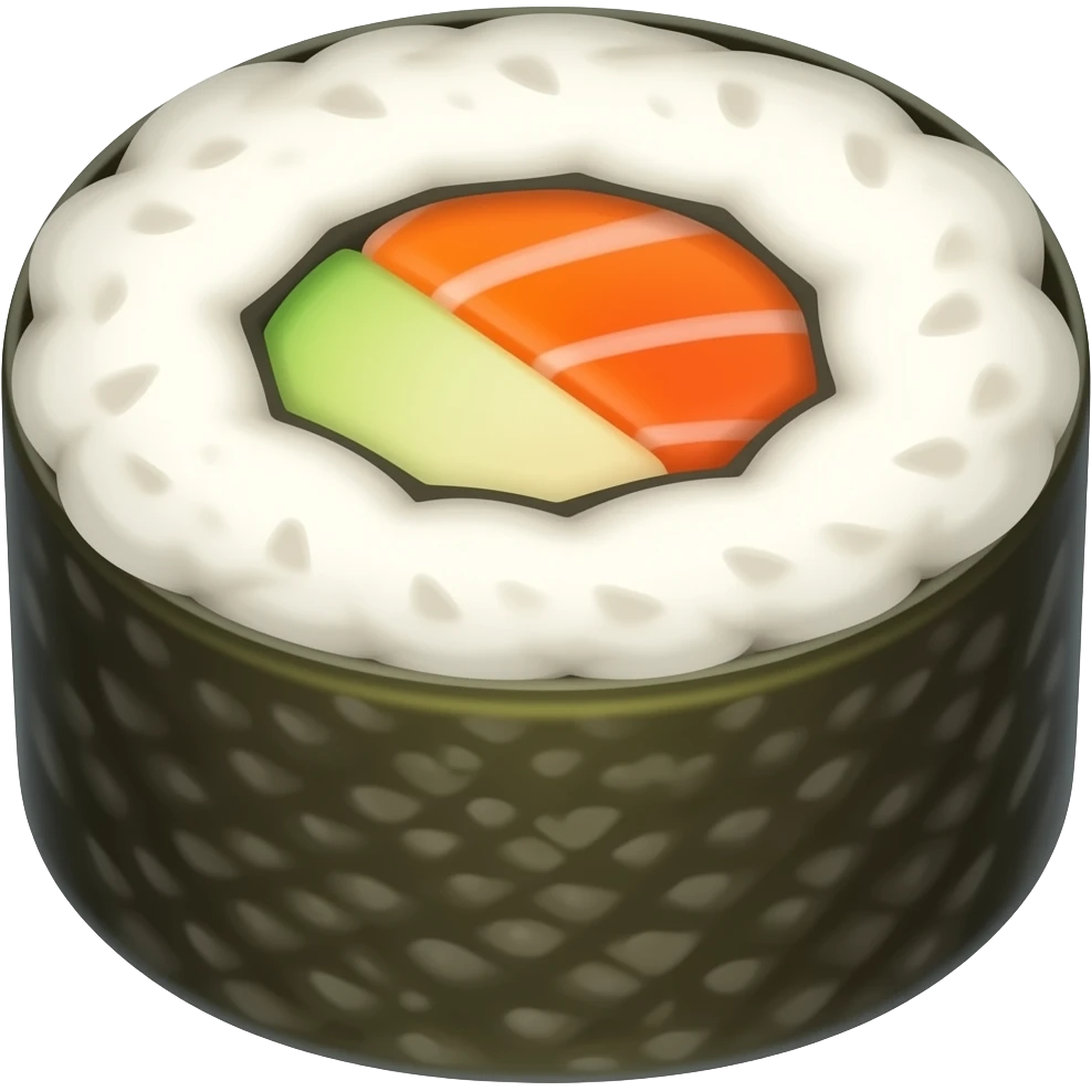 Sushi roll emoji