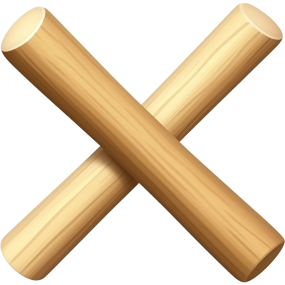 Stick emoji