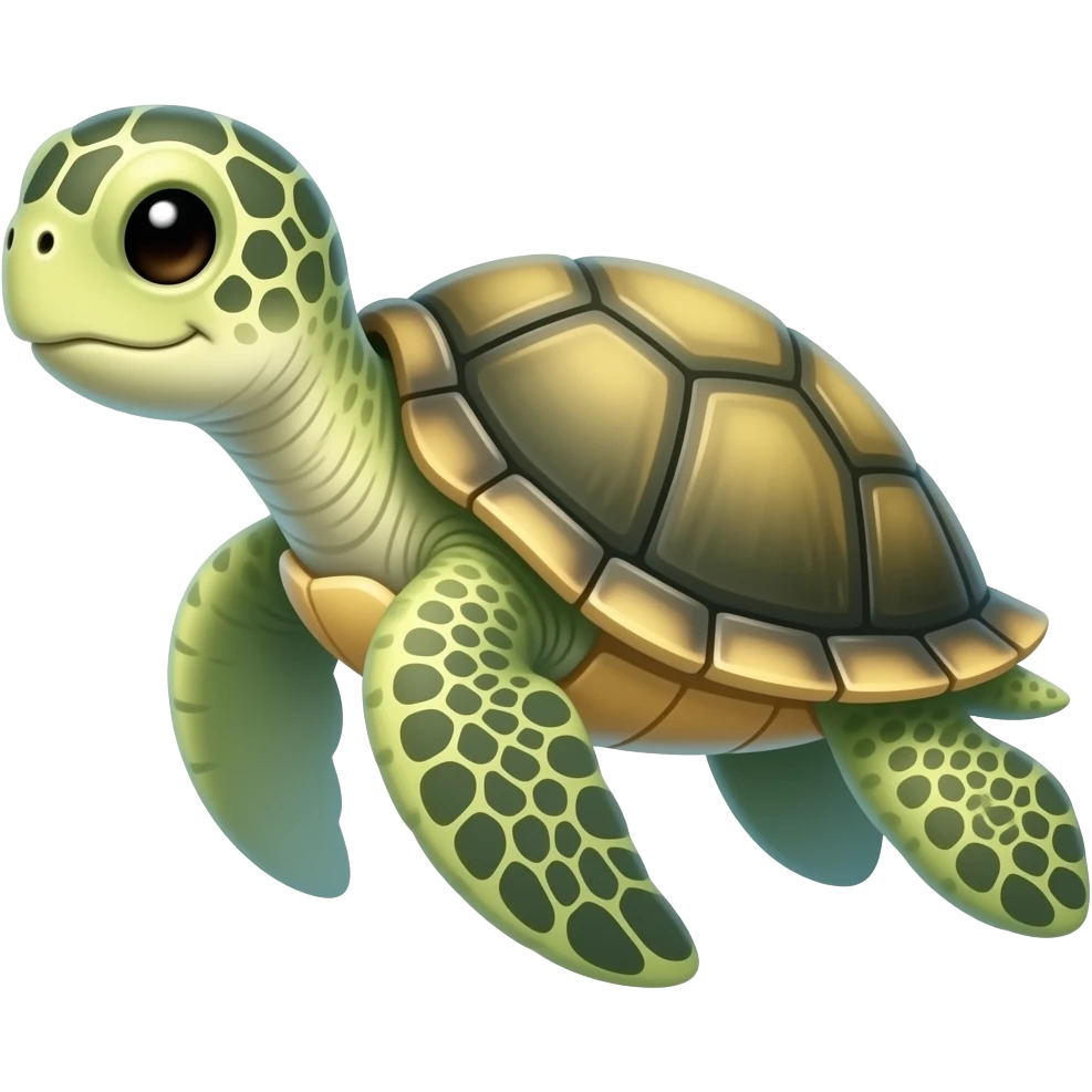 make me a cute ocean turtle emoji emoji
