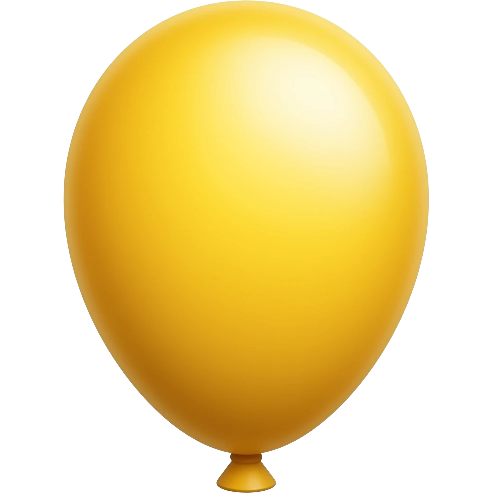 YELLOW BALLOON emoji