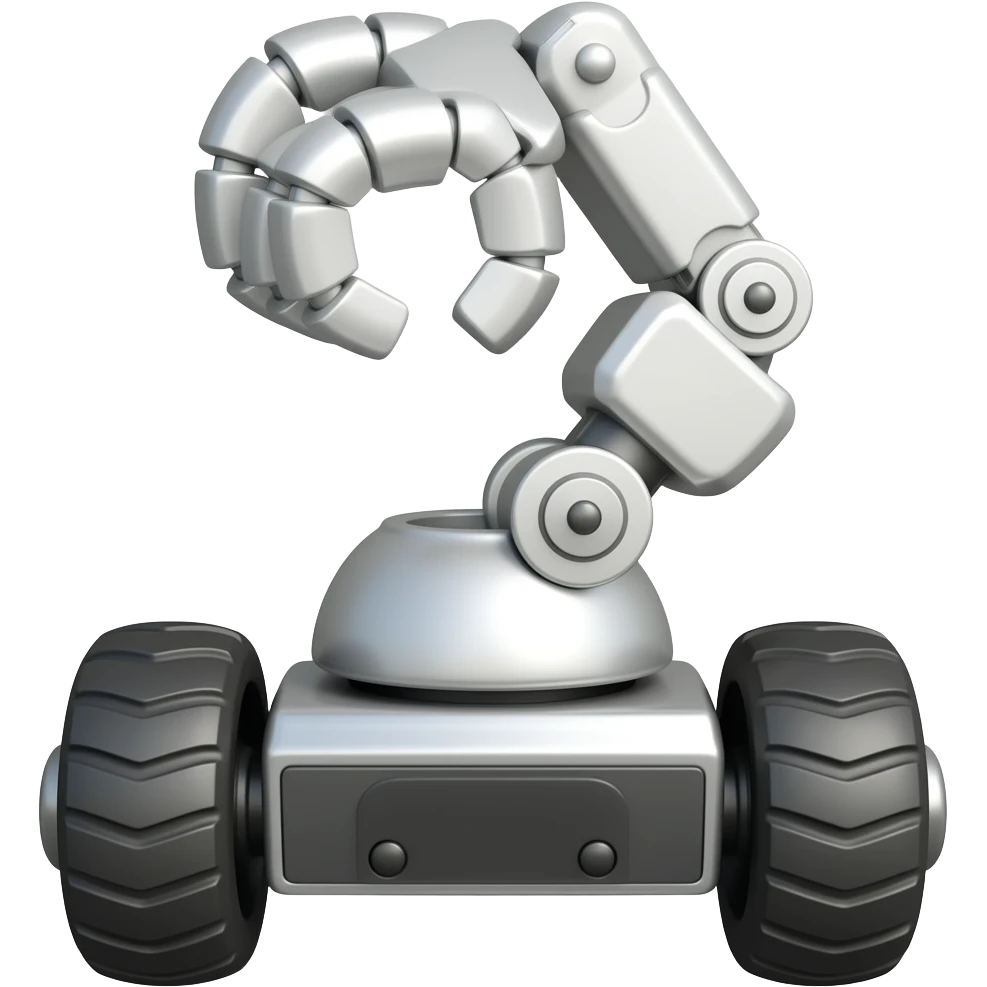 Wheeled robot emoji