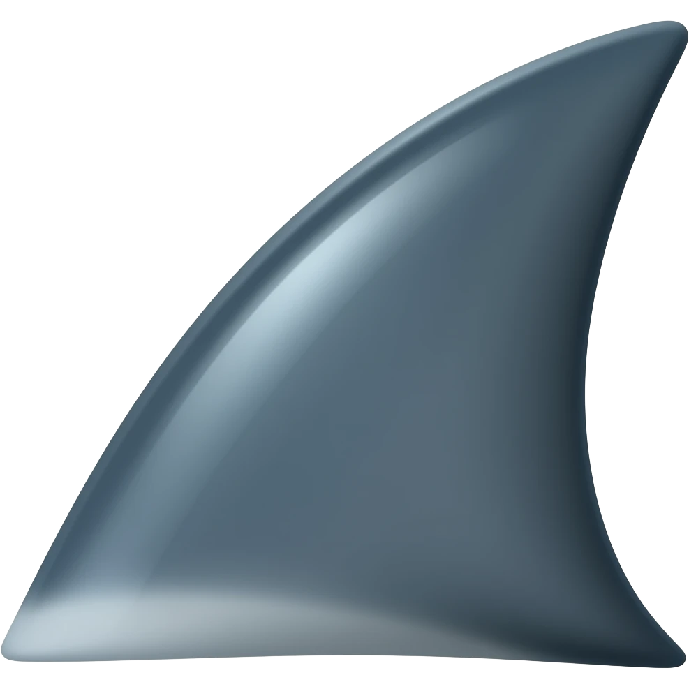 shark fin emoji