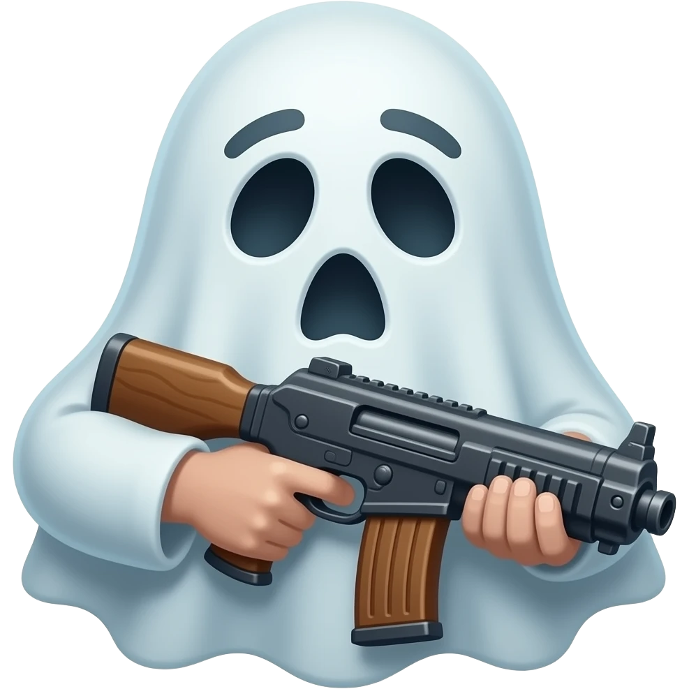 👻 Con arma emoji