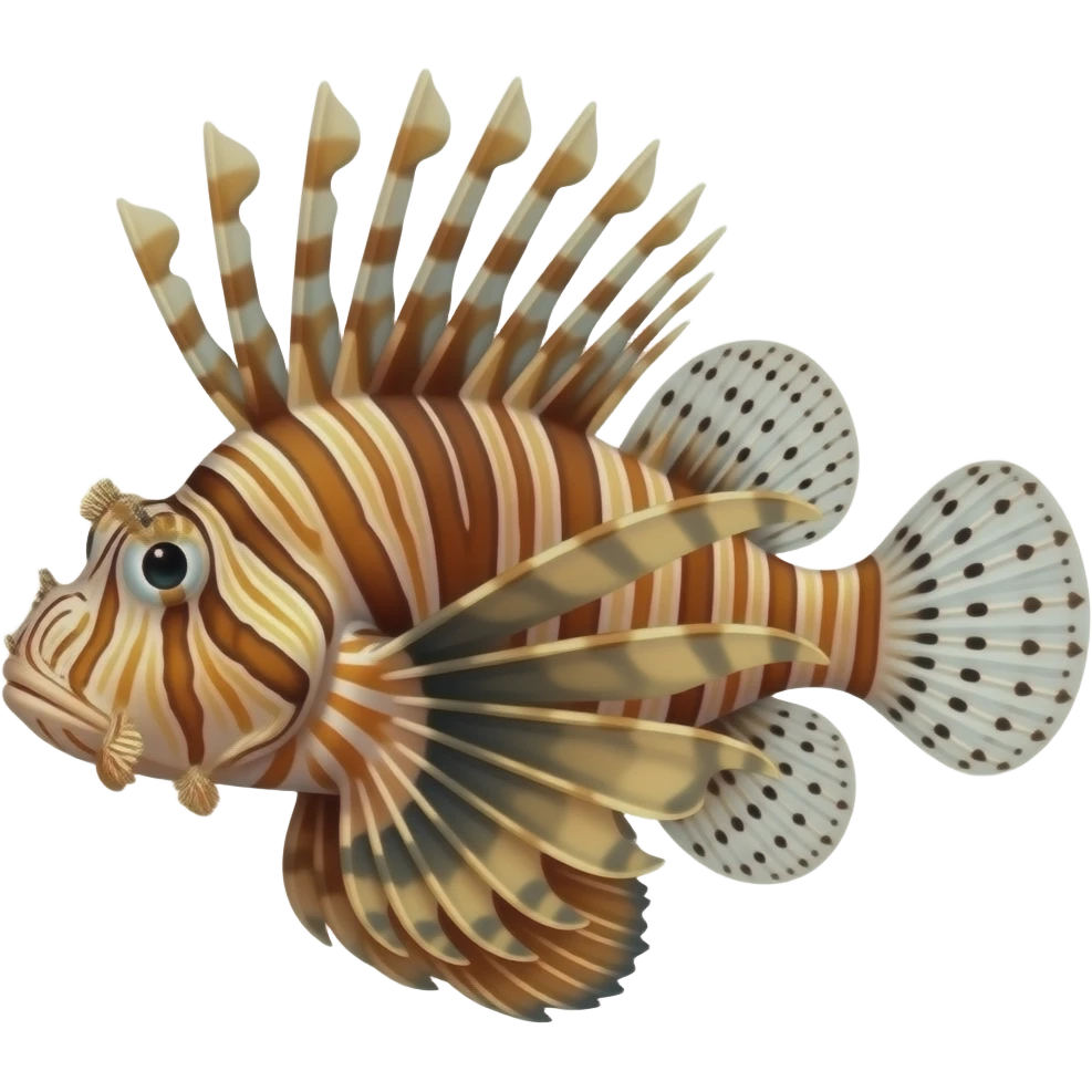 Lion fish emoji