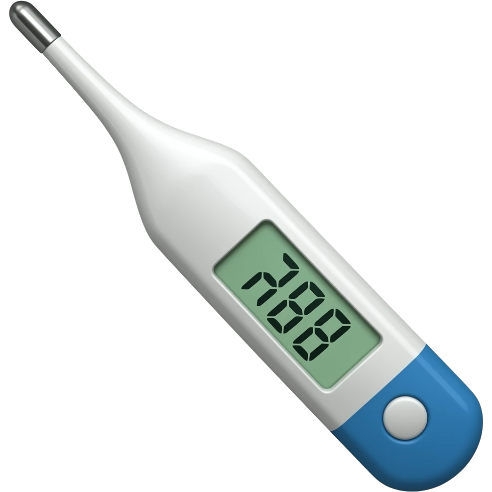 digital thermometer emoji