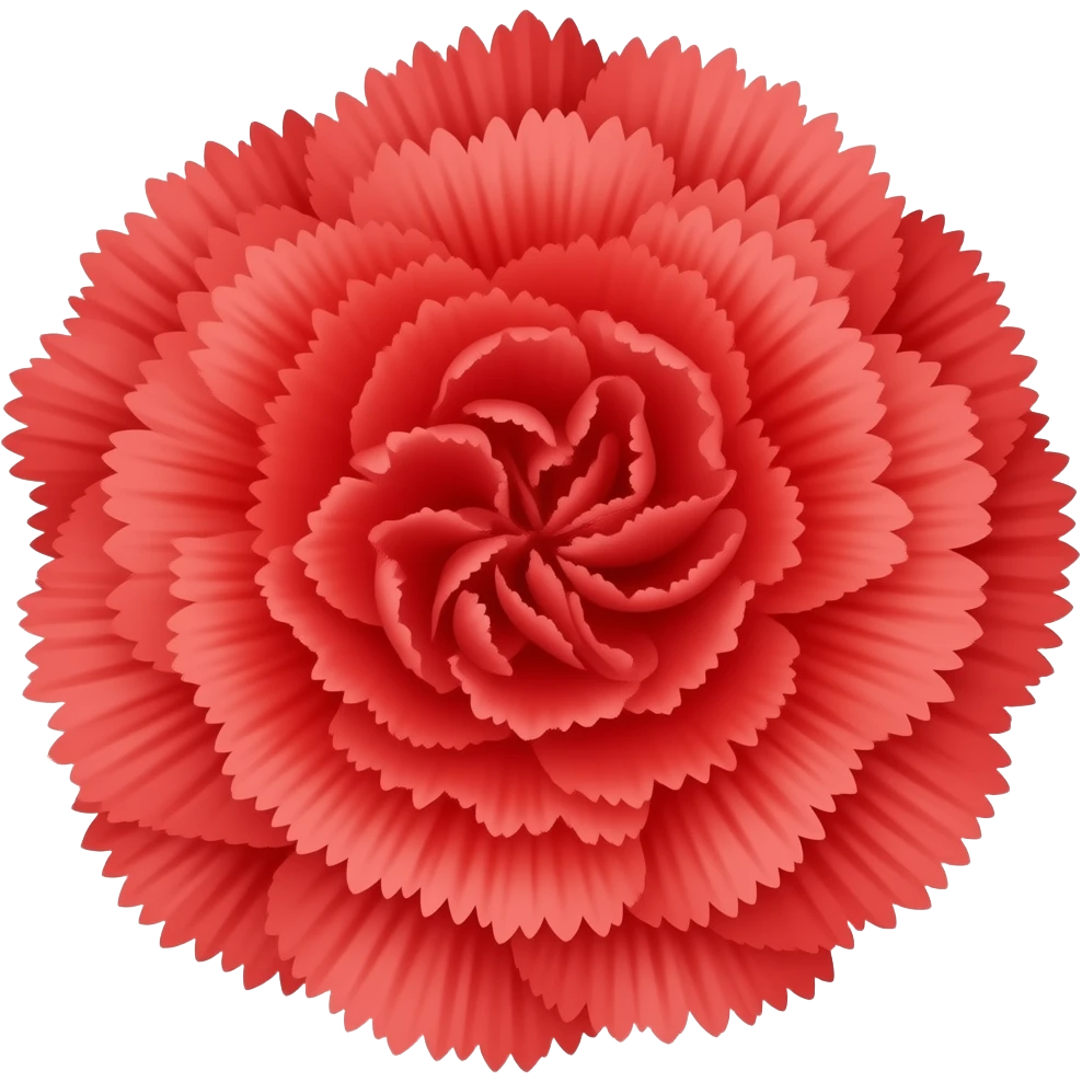 red carnation emoji