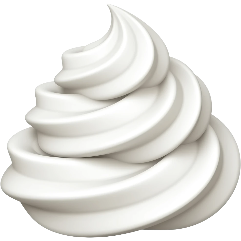 Crema batida emoji