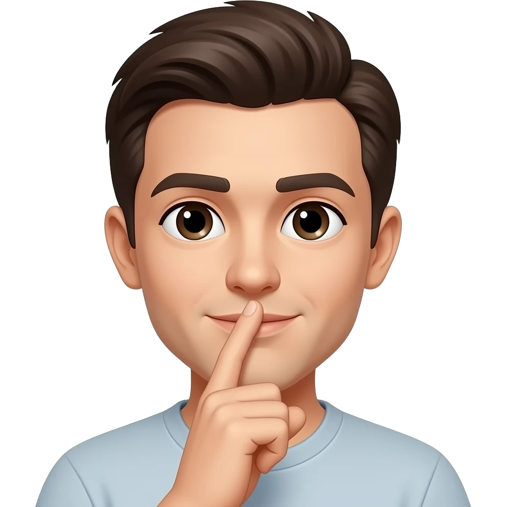 shhh emoji