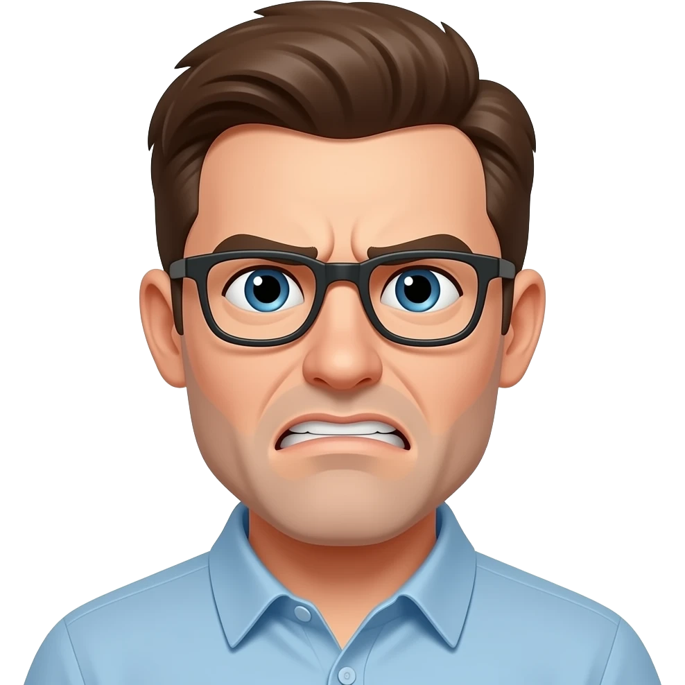hombre disgustado emoji