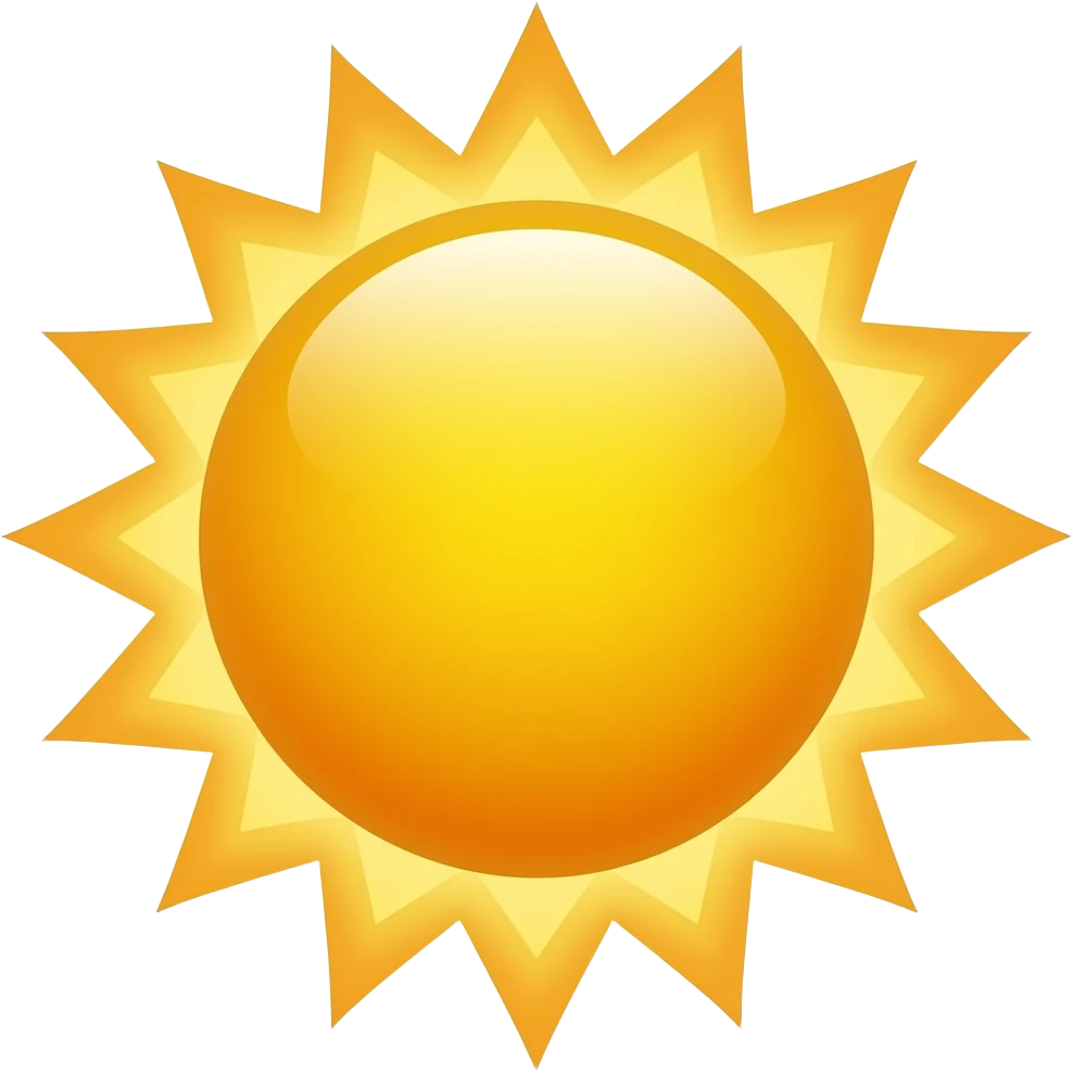 Sun emoji