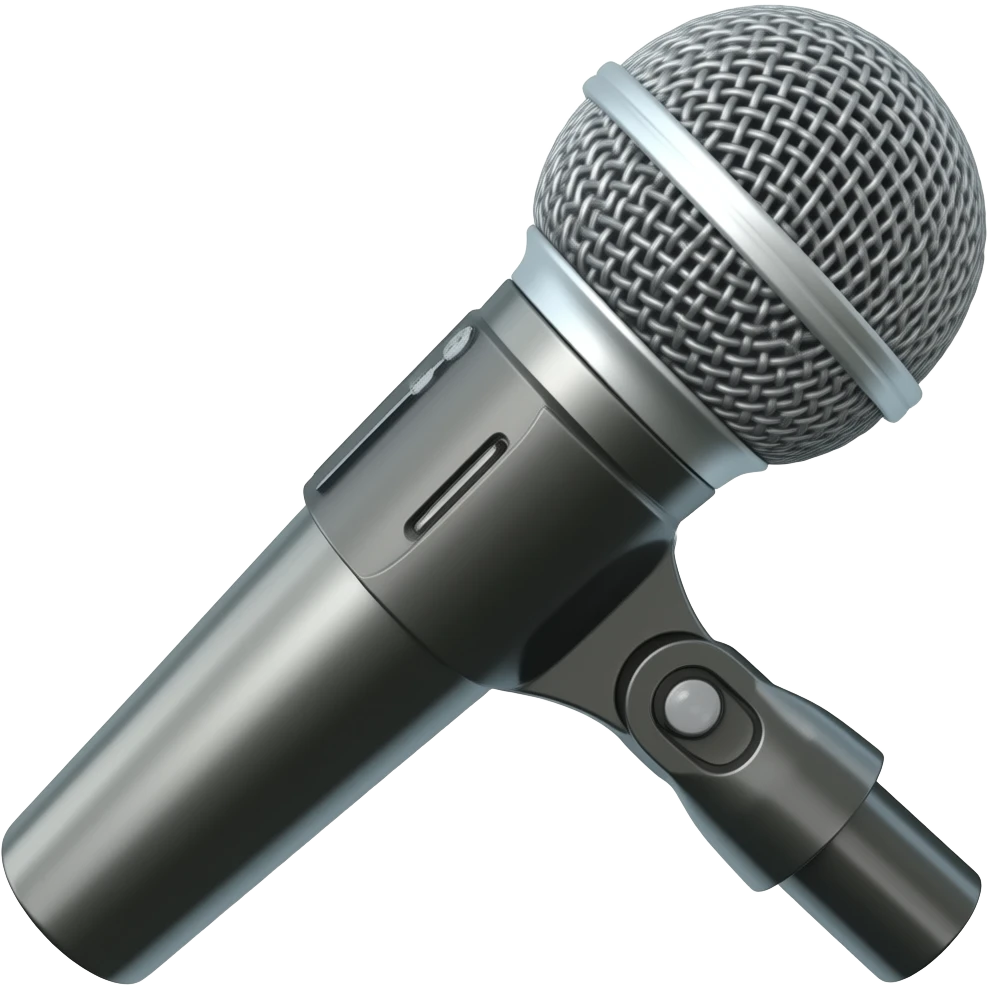 microfono profesional emoji