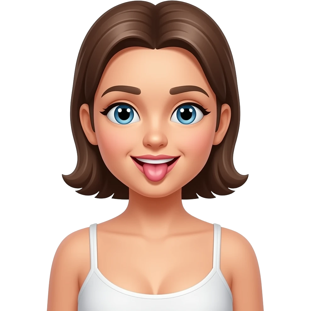 Boobs licking emoji