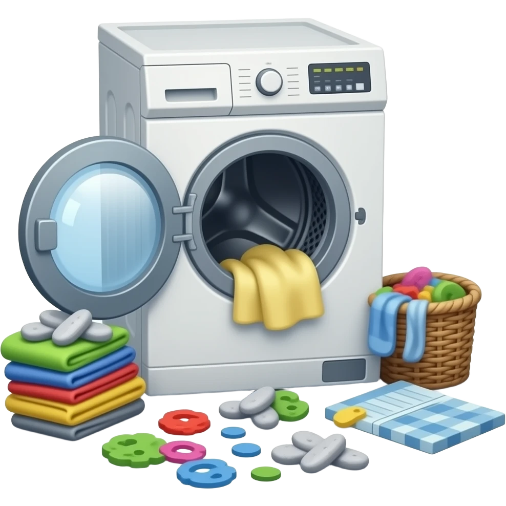 laundry laying around emoji