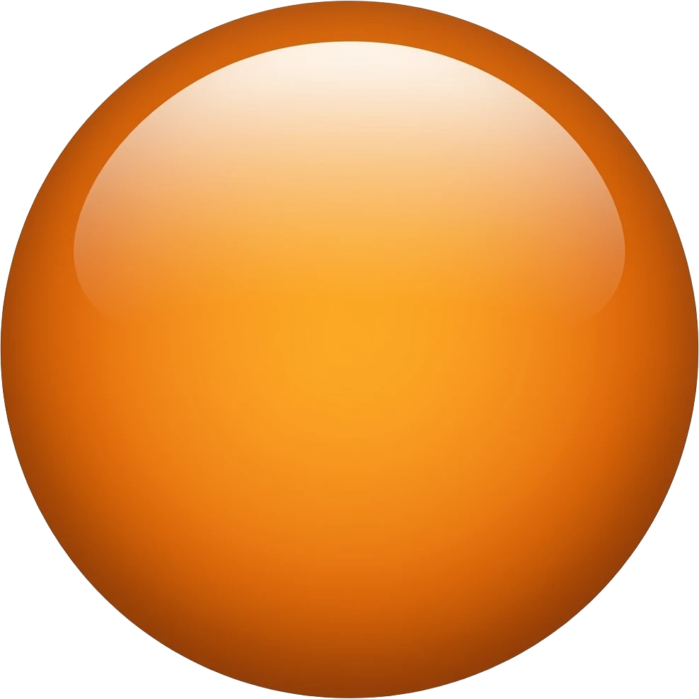 circulo  naranja emoji