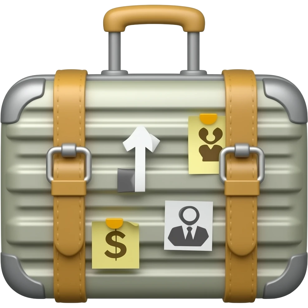 suitcase work emoji