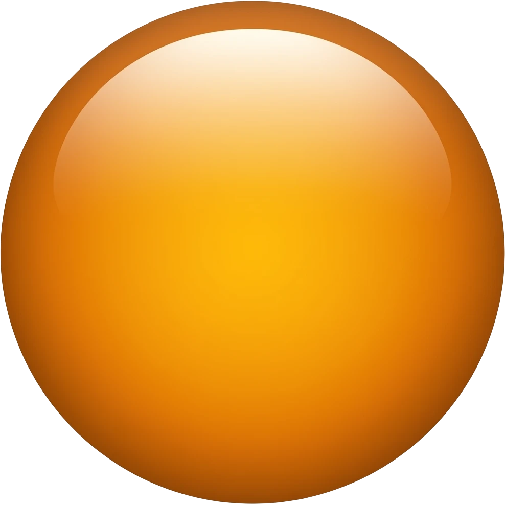 Lingkaran oranye emoji