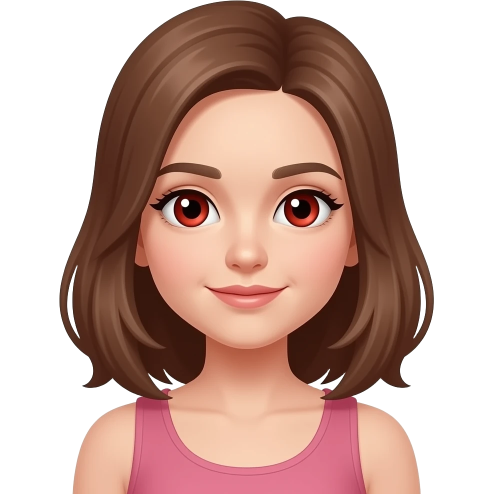 red eye girl emoji