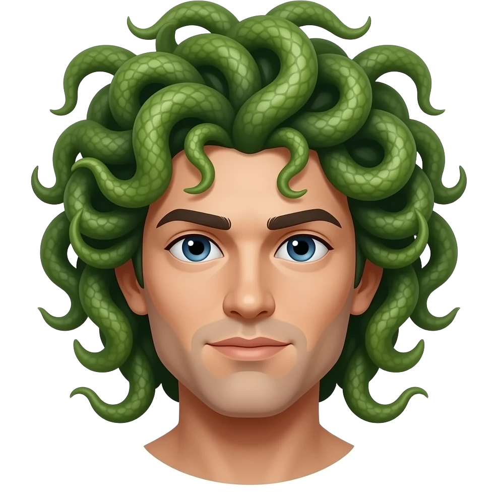 Male Medusa emoji