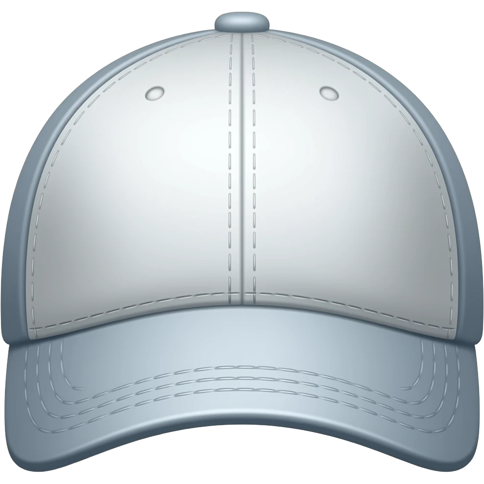 baseball cap facing forward emoji