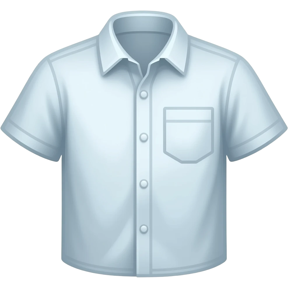 white shirts pixeled emoji