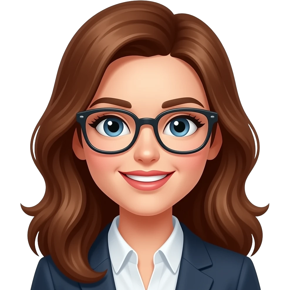 sexy woman in glasses emoji