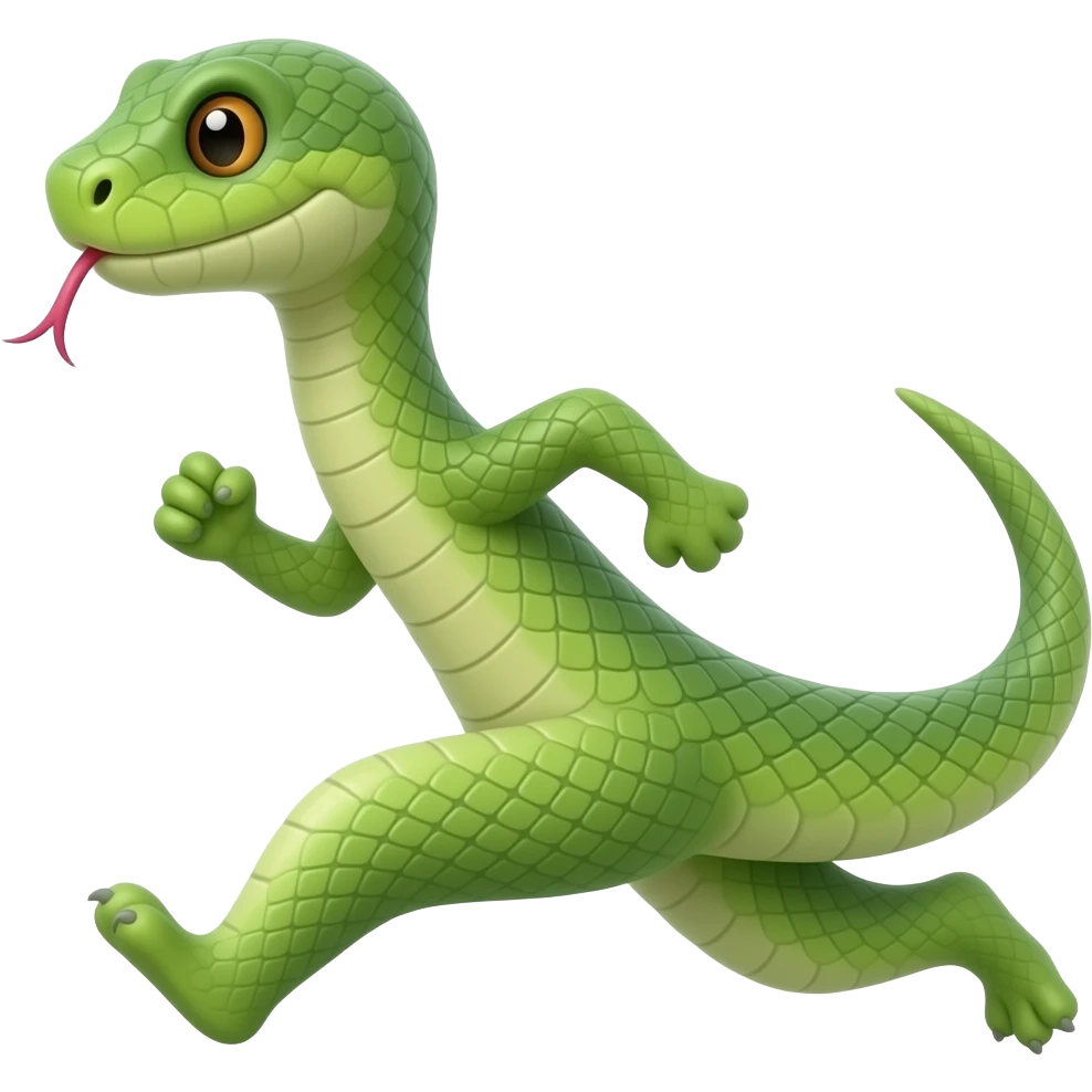 snake run emoji