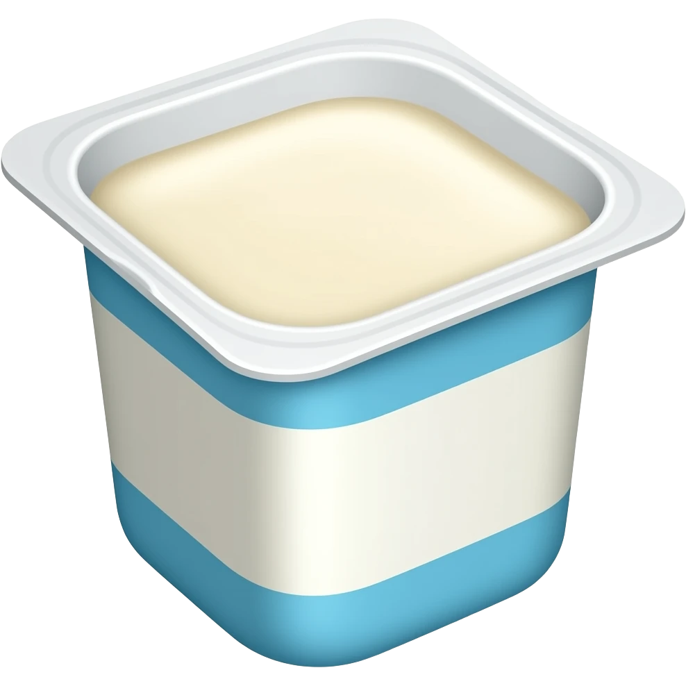 small yogurt in a container emoji