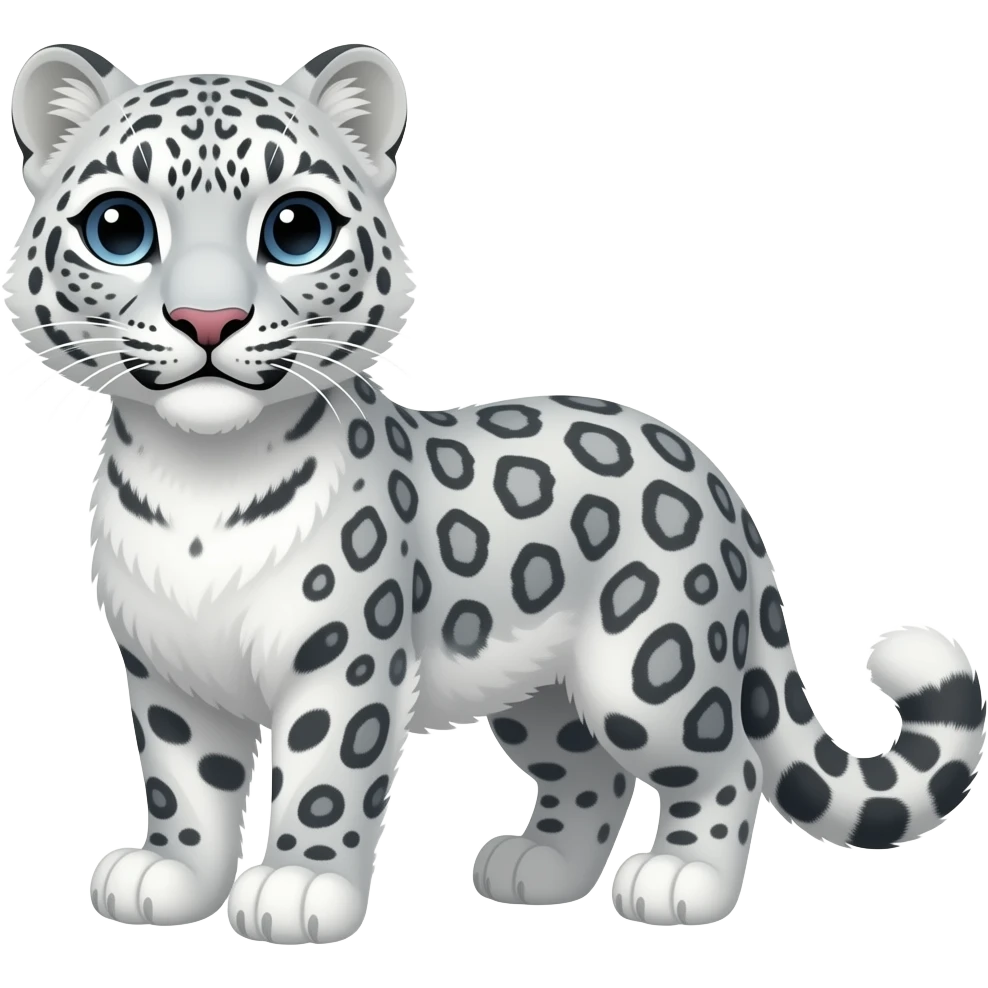 snow leopard emoji