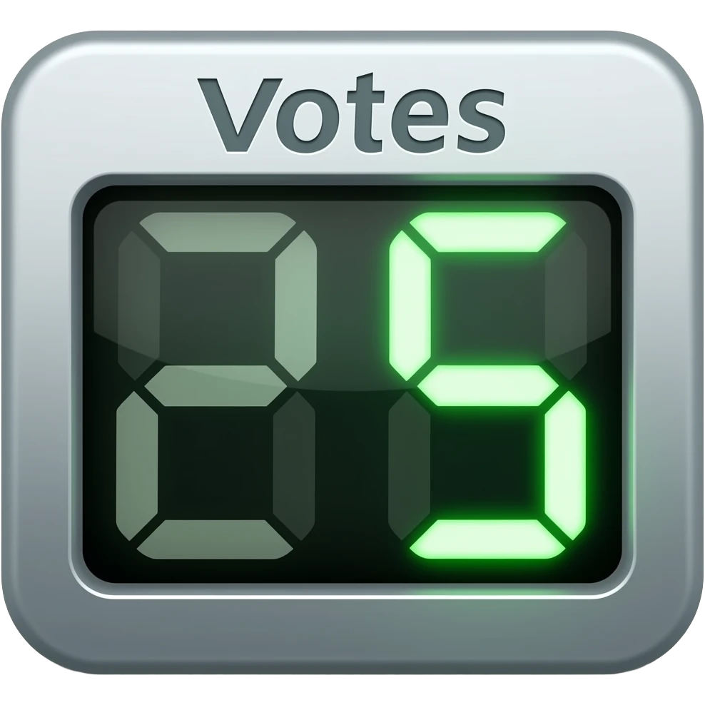 25 votes emoji