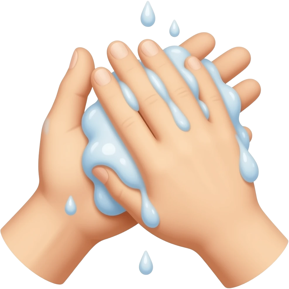 drying hands emoji
