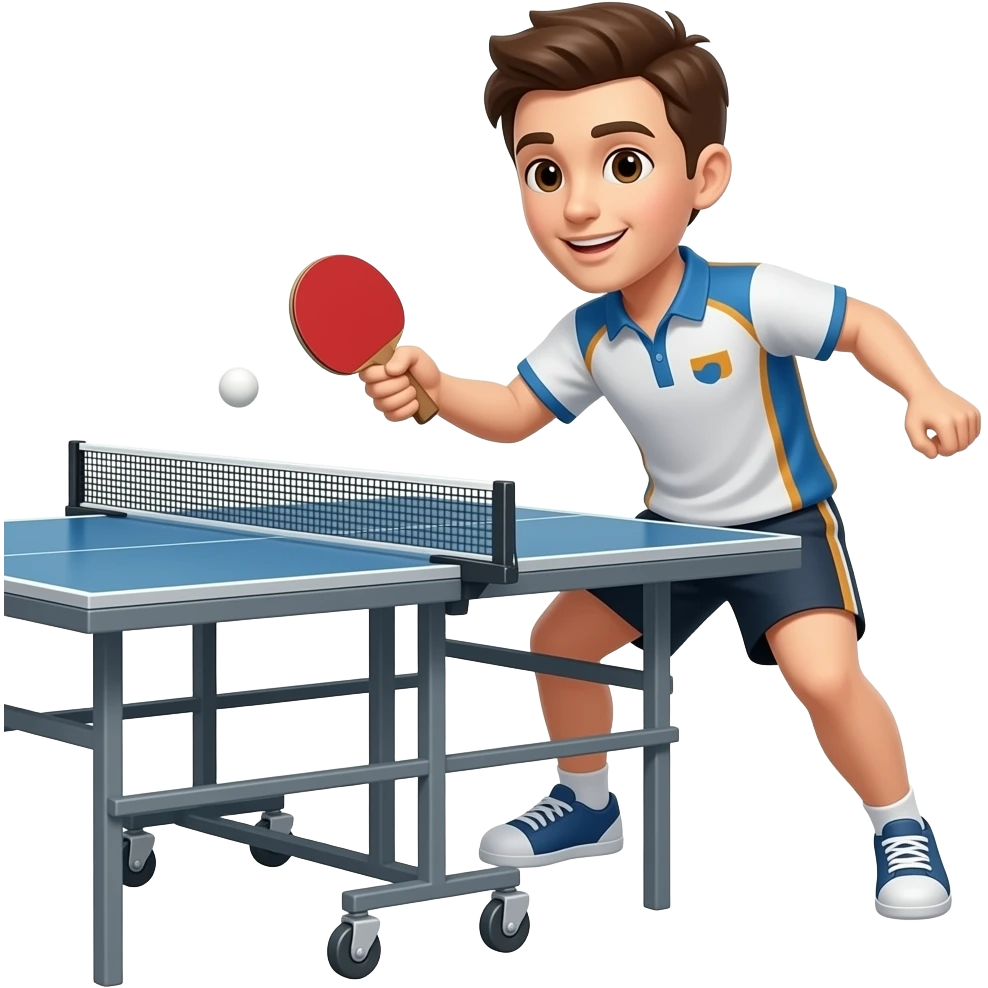 playing Table Tennis playre emoji