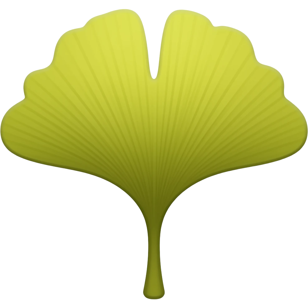 utilise mon logo de feuille de ginko pour le créer en emoji emoji